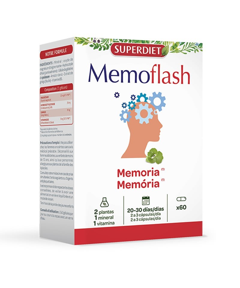 Memoflash SUPERDIET 60 capsulas