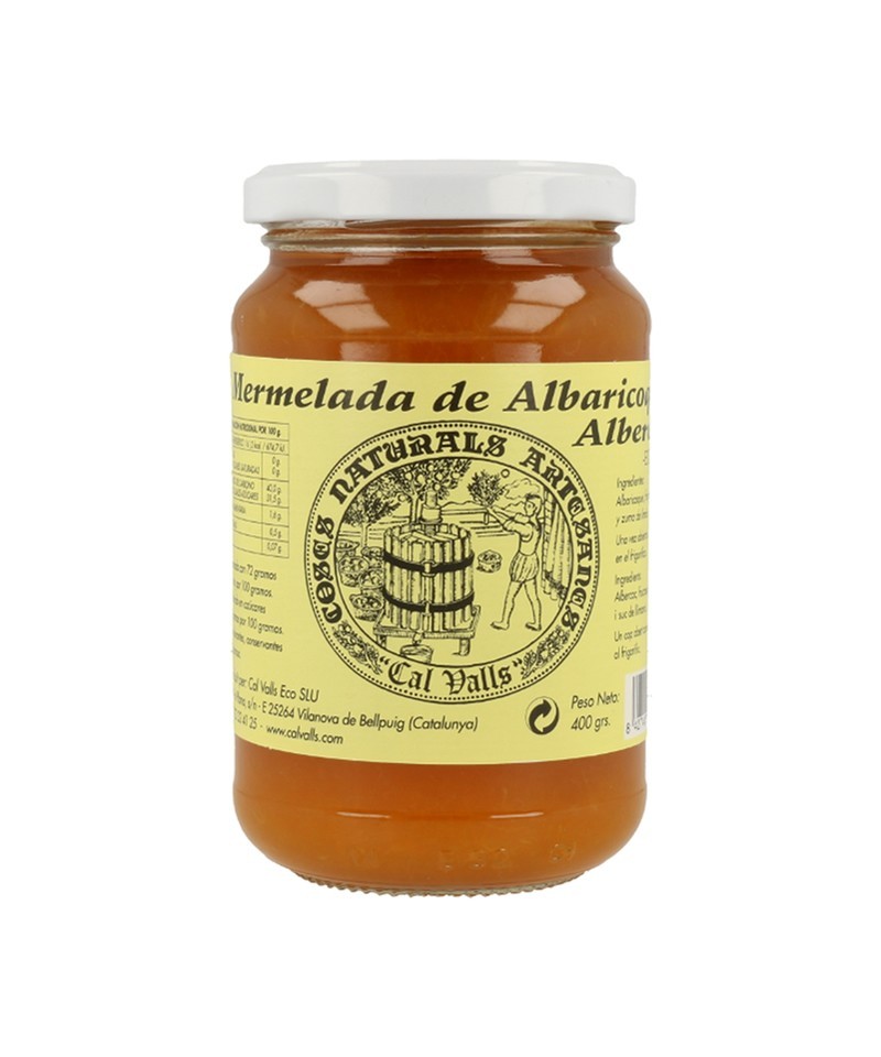 Mermelada albaricoque artesana CAL VALLS 400 gr