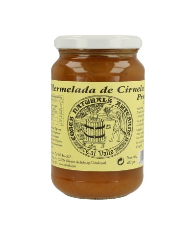 Mermelada ciruela artesana CAL VALLS 400 gr