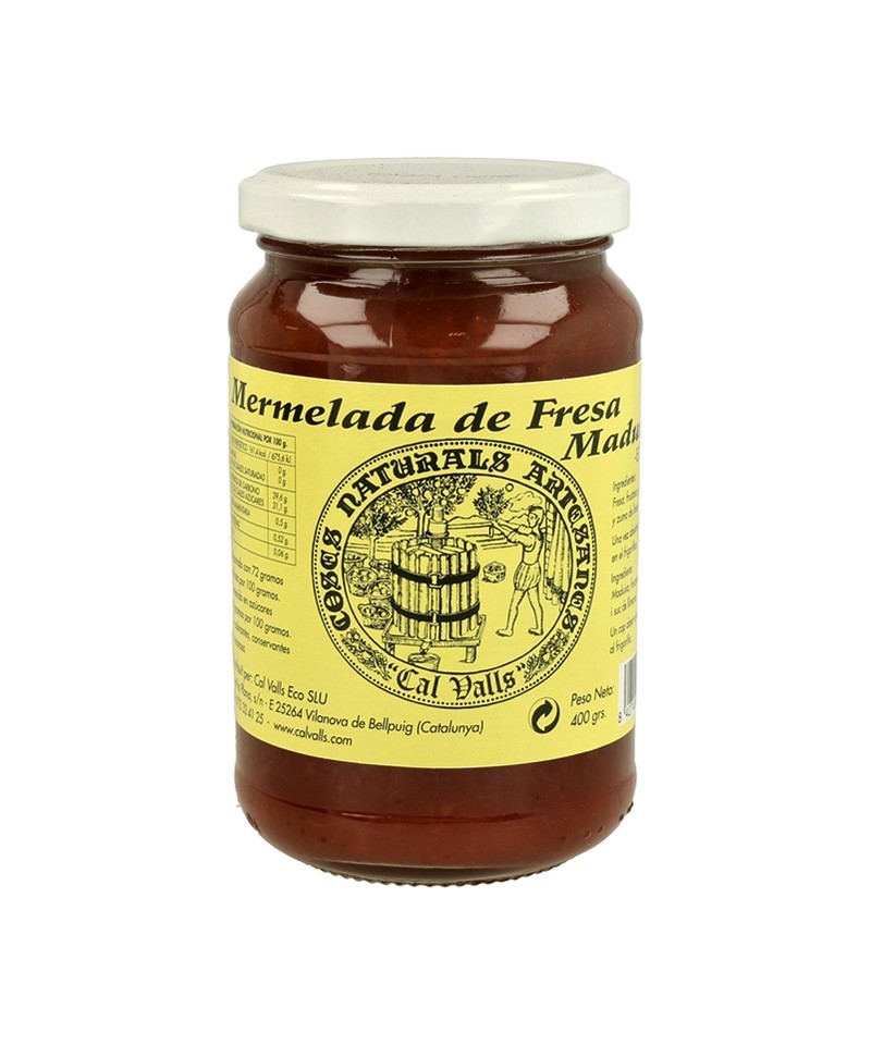 Mermelada fresa artesana CAL VALLS 400 gr