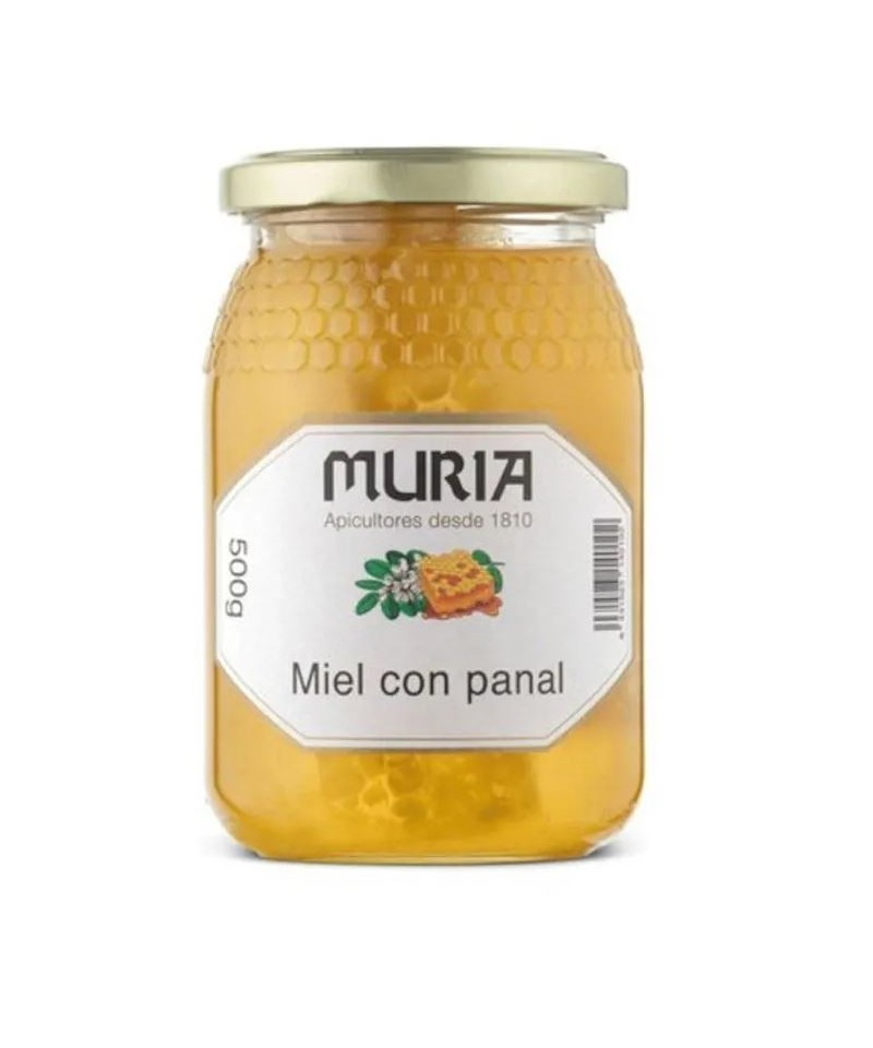 Miel acacia panal MURIA 500 gr