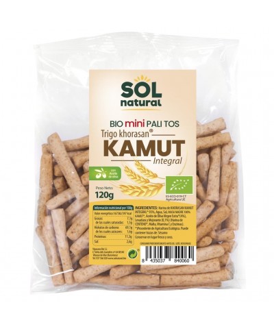 Mini palitos kamut SOL NATURAL 120 gr BIO