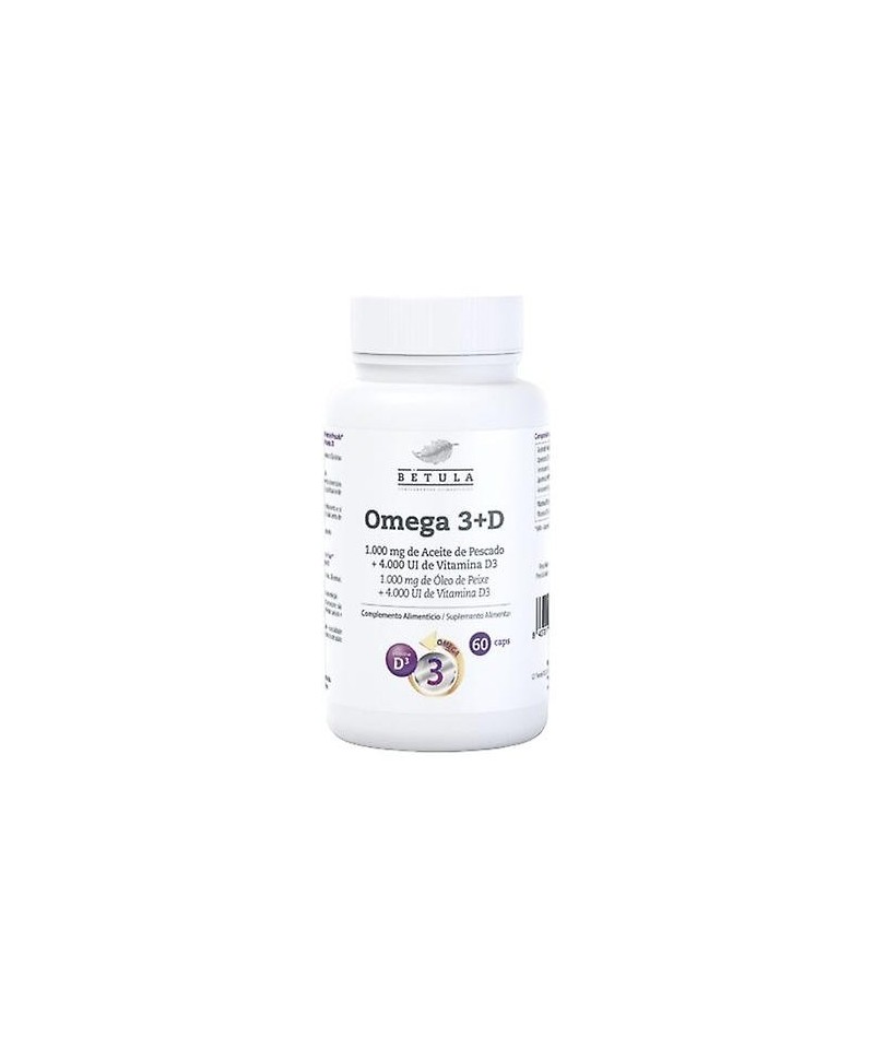 Omega 3 + D BETULA 60 capsulas