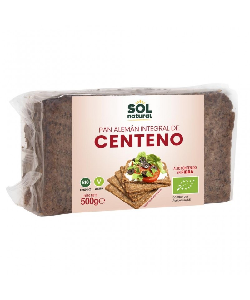 Pan aleman centeno SOL NATURAL 500 gr BIO