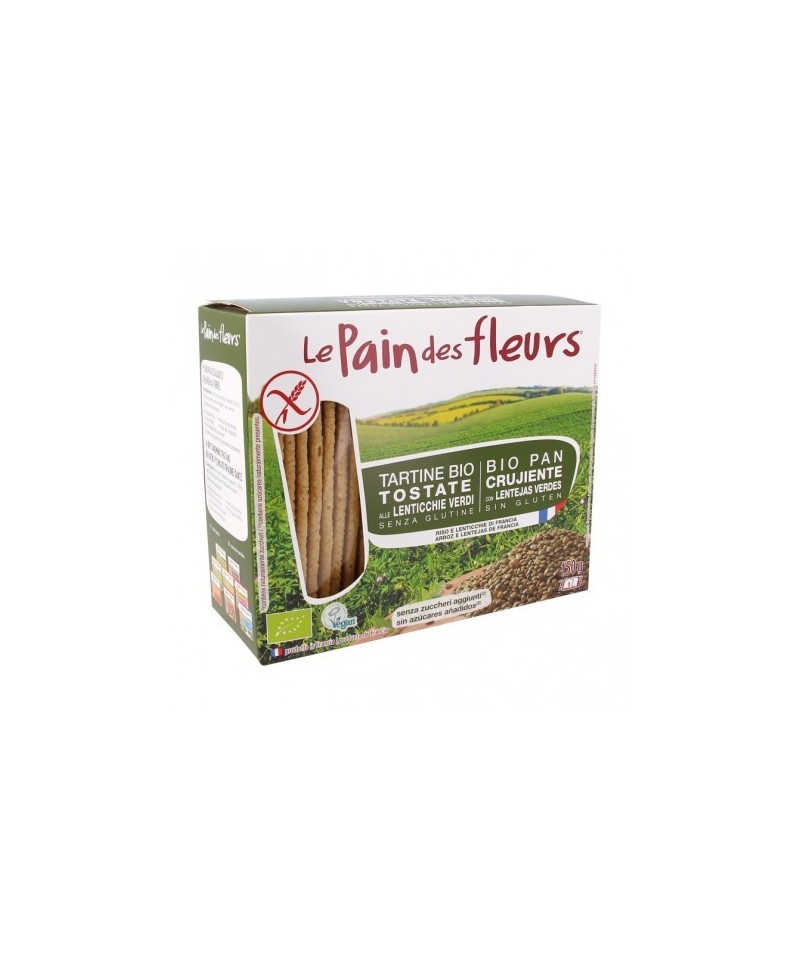 PAN FLORES lenteja verde 150 gr BIO