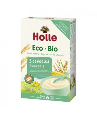 Papilla 3 cereales HOLLE 250 gr ECO