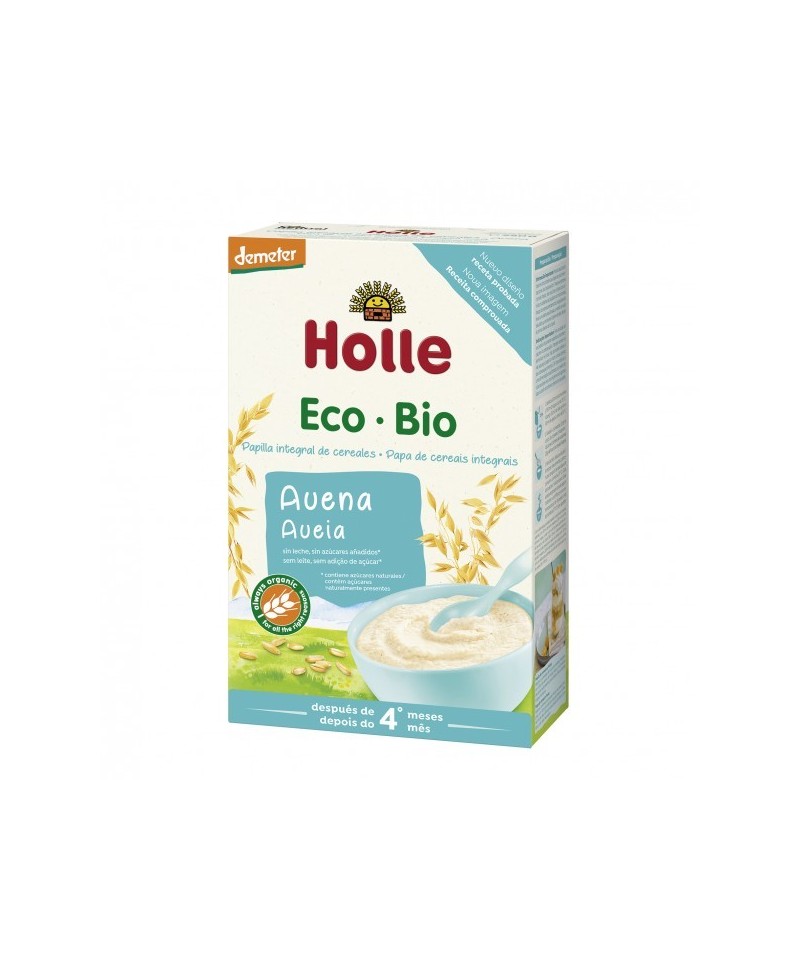 Papilla copos avena HOLLE 250 gr DEMETER ECO