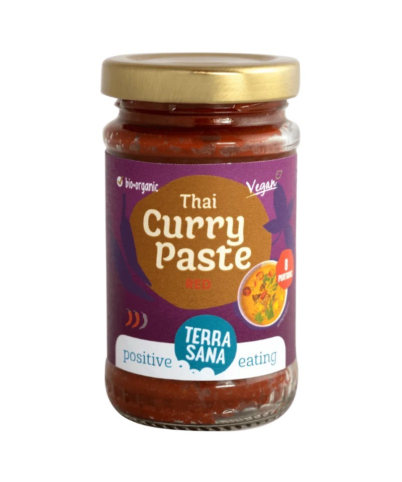 Pasta curry rojo thai TERRASANA 120 gr BIO