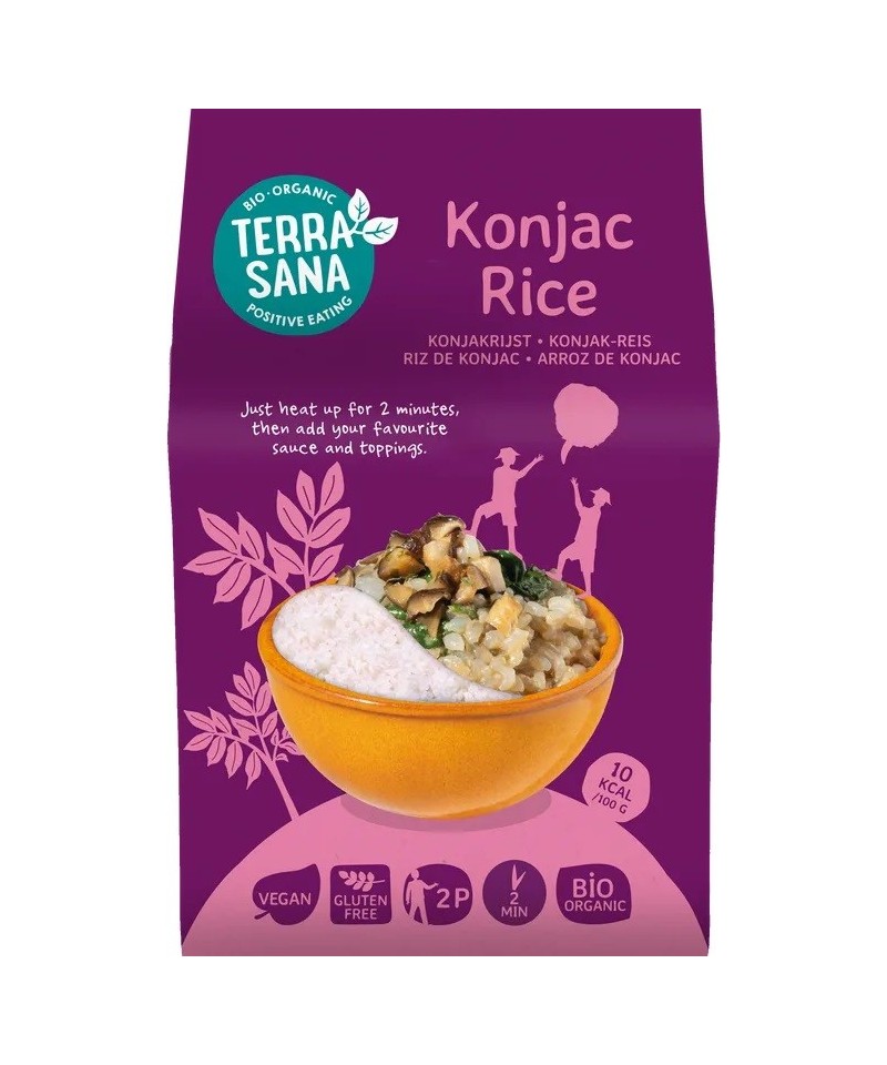 Pasta konjact arroz TERRASANA 250 gr BIO