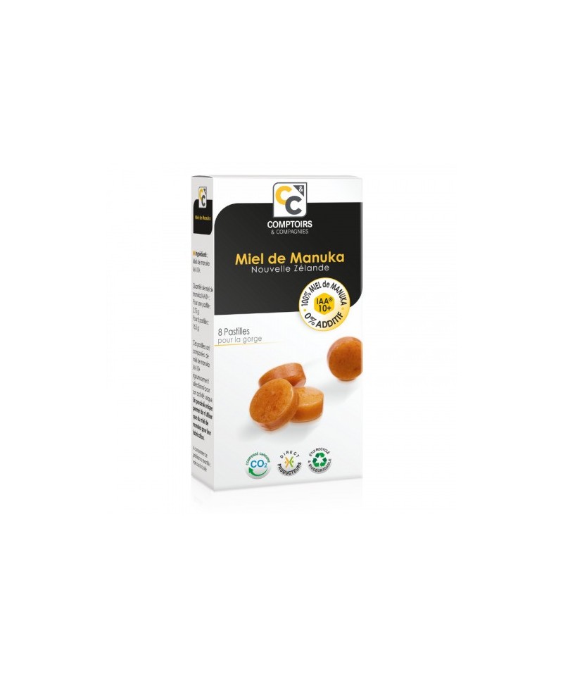 Pastillas 100% manuka AA10+ C&C 22 gr