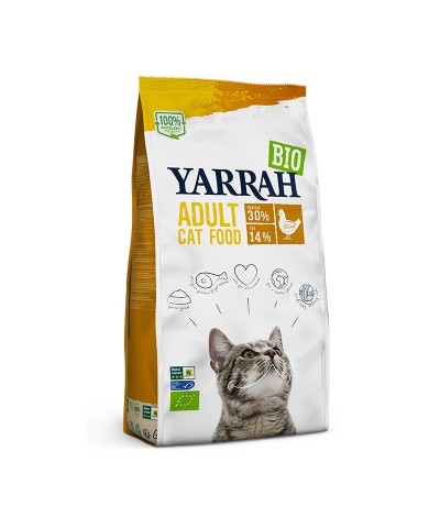 Pienso gatos pollo YARRAH 2,4 kg