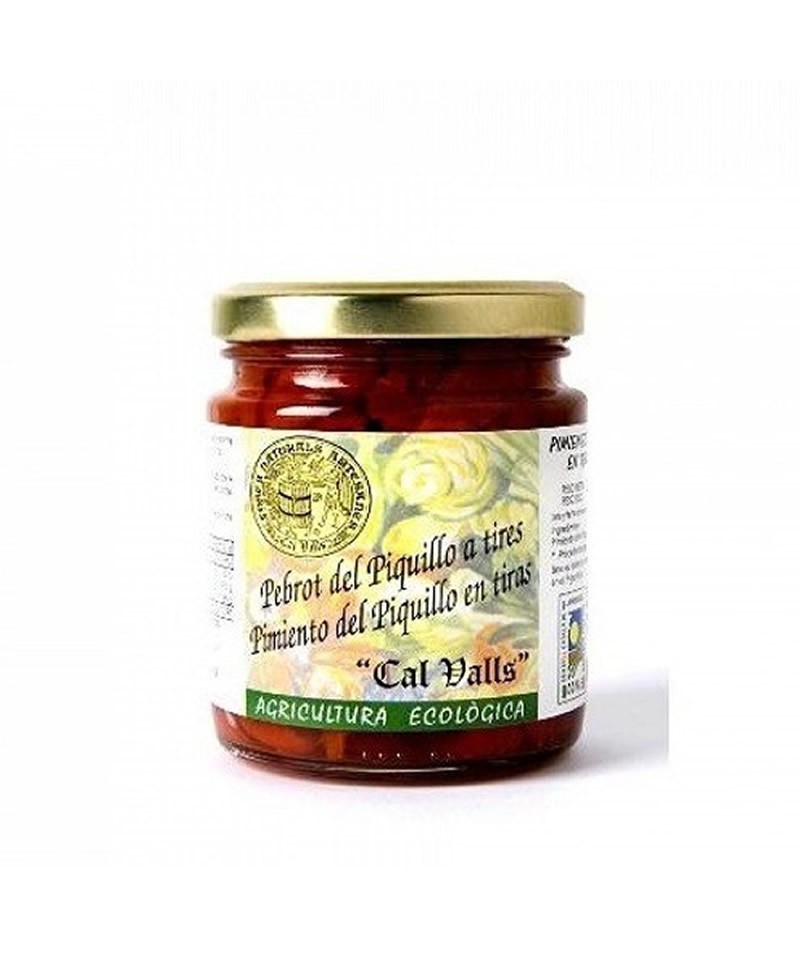 Pimiento piquillo tiras CAL VALLS 200 gr ECO