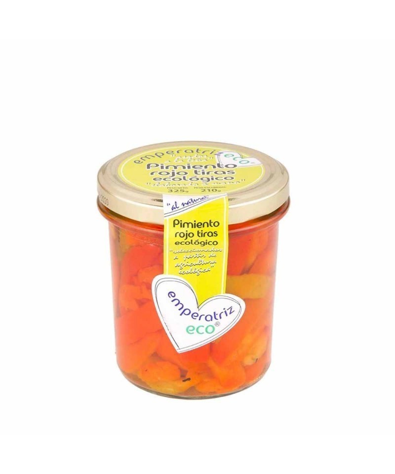 Pimiento piquillo tiras EMPERATRIZ 185 gr BIO