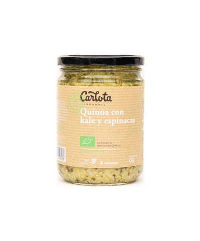 Quinoa kale espinacas CARLOTA 425 gr BIO