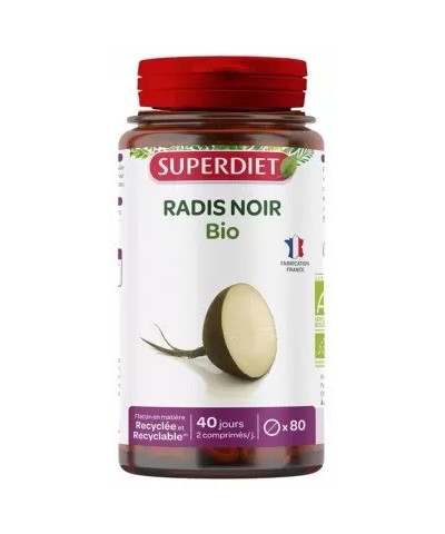 Rabano negro alcachofa SUPERDIET 80 comprimidos BIO