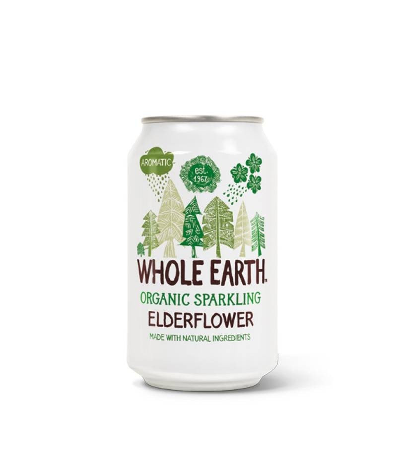 Refresco sauco sin azucar WHOLE EARTH 330 ml BIO