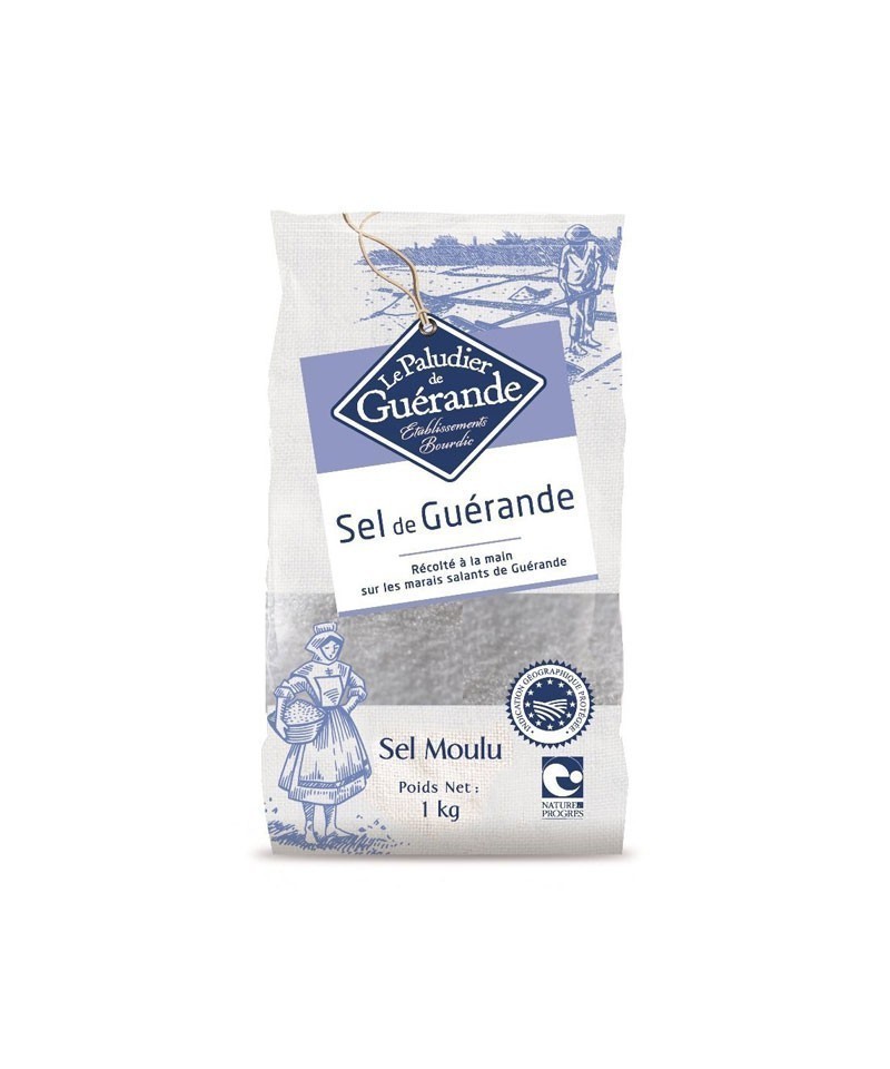 Sal fina gris GUERANDE 1 kg