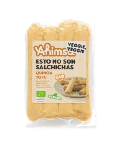 Salchicha tofu quinoa AHIMSA 200 gr BIO
