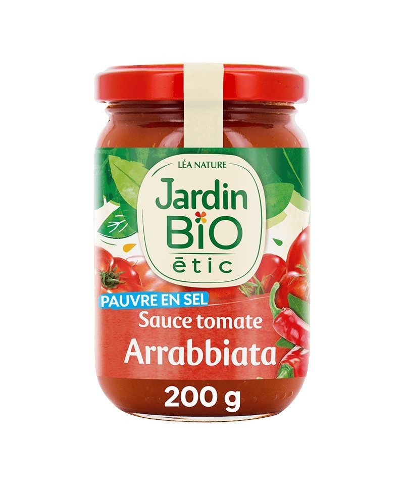 Salsa arrabiata JARDIN BIO 200 gr