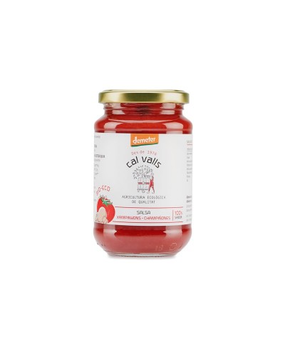 Salsa tomate champiñon CAL VALLS 350 gr ECO