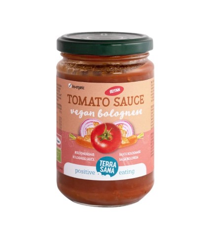 Salsa tomate vegana boloñesa TERRASANA 300 gr BIO