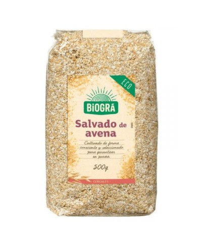 Salvado avena 100% BIOGRA 500 gr BIO