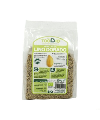 Semilla lino dorado sin gluten TOO BIO 250 gr BIO