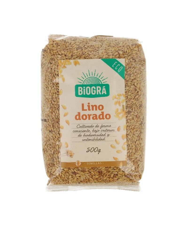 Semillas lino dorado BIOGRA 500 gr BIO