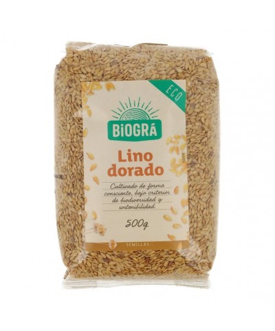 Semillas lino dorado BIOGRA 500 gr BIO