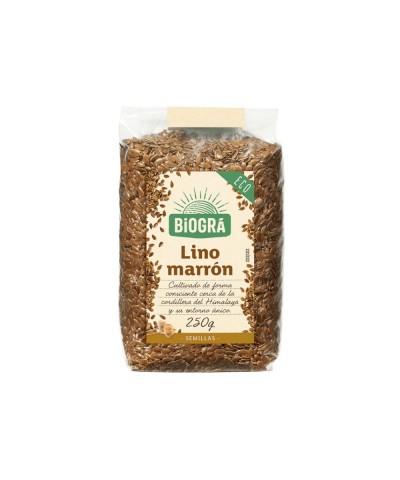 Semillas lino marron BIOGRA 250 gr BIO