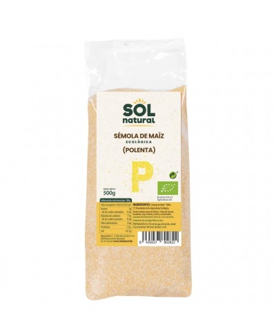 Semola maiz polenta SOL NATURAL 500 gr BIO