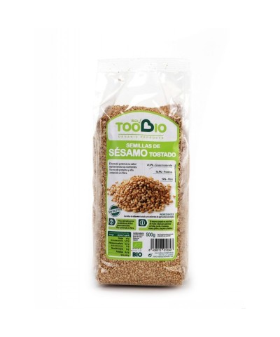 Sesamo tostado sin gluten TOO BIO 500 gr BIO