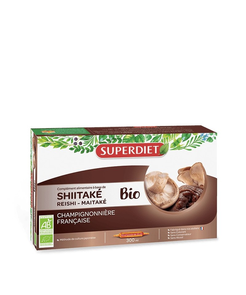 Shiitake maitake reishi SUPERDIET 20x15ml BIO