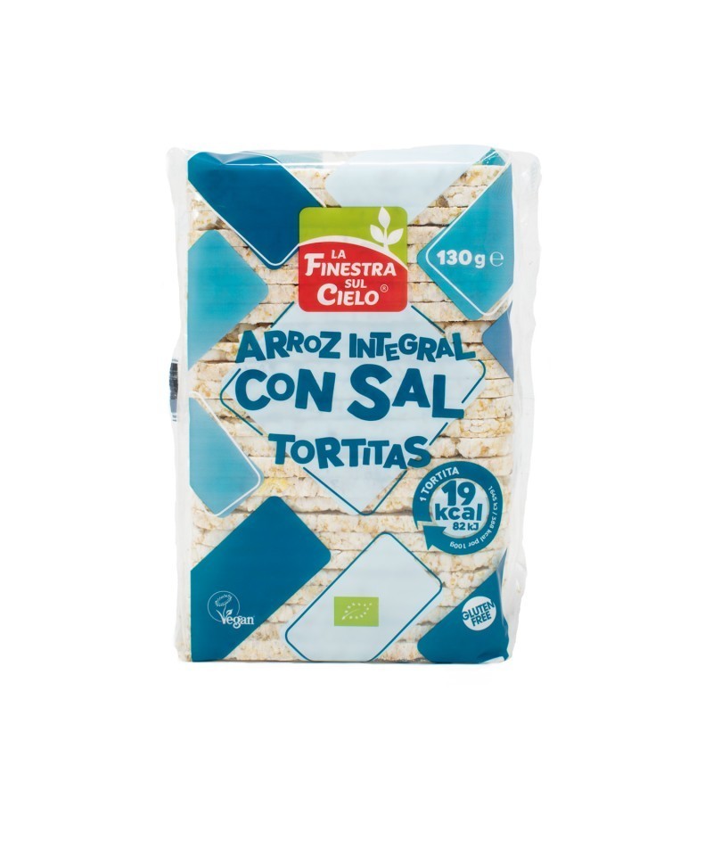 Soffiette arroz integral con sal FINESTRA 130 gr BIO