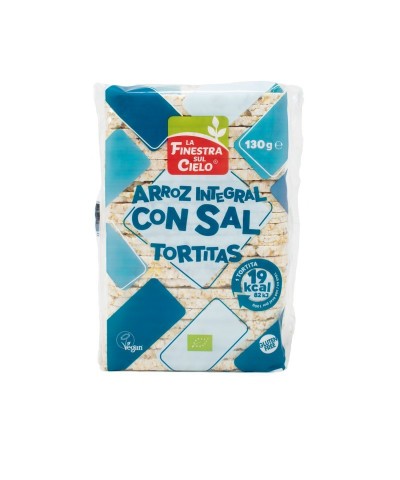 Soffiette arroz integral con sal FINESTRA 130 gr BIO