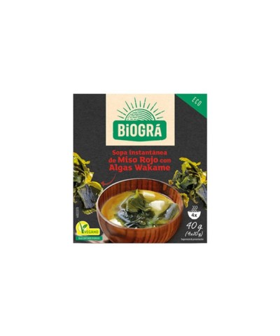 Sopa miso algas BIOGRA 40 gr BIO