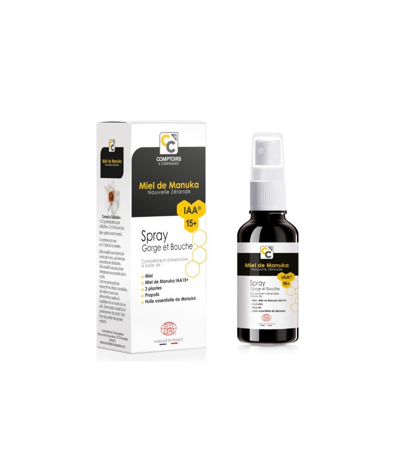 Spray garganta manuka IAA15+ C&C 25 ml