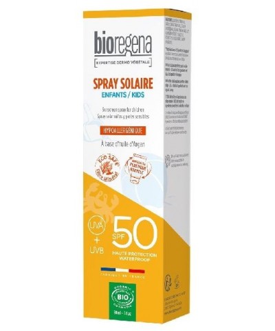 Spray solar niños pieles sensibles SPF50 BIOREGENA 90 ml