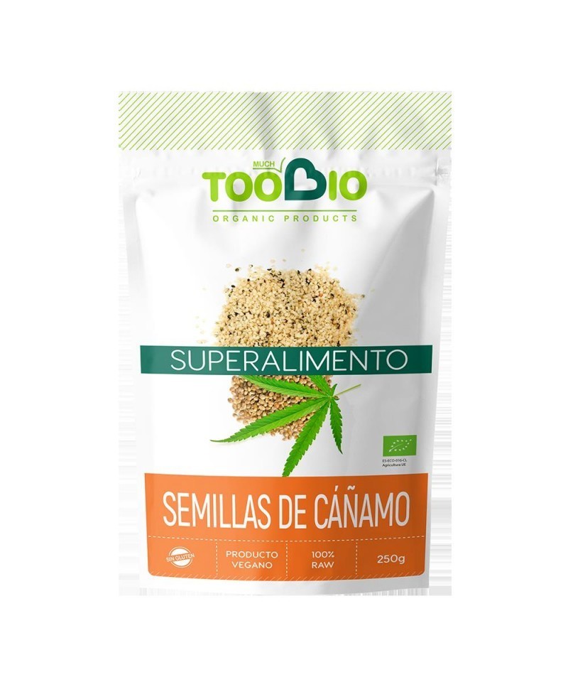 Superalimento semillas cañamo sin gluten TOO BIO 250 gr BIO