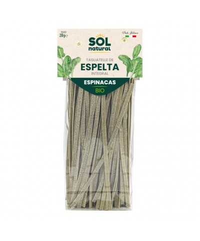 Tagliatelle espelta espinacas SOL NATURAL 250 gr BIO