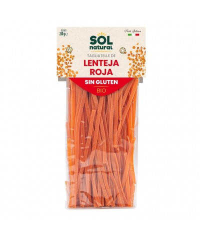 Tagliatelle lenteja roja SOL NATURAL 250 gr BIO