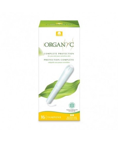 Tampon regular con aplicador ORGANYC (16 Ud)