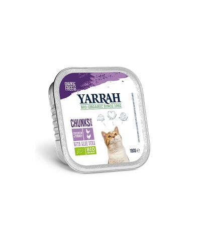 Tarrina gatos pavo aloe YARRAH 100 gr