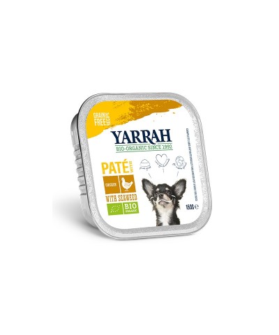 Tarrina perros pollo algas YARRAH 150 gr