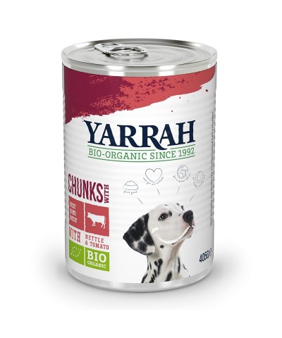 Tarrina perros ternera YARRAH 405 gr