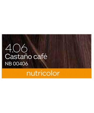 Tinte nutricolor castaño cafe 4.06 BIOKAP 140 ml