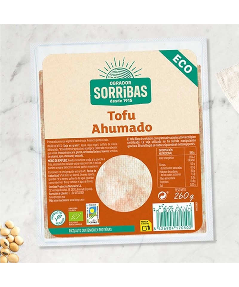 Tofu ahumado SORRIBAS 260 gr BIO