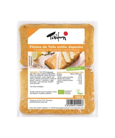 Tofu japones filetes TAIFUN 160 gr BIO