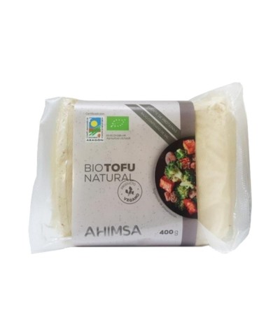 Tofu natural (japones) AHIMSA 400 gr BIO