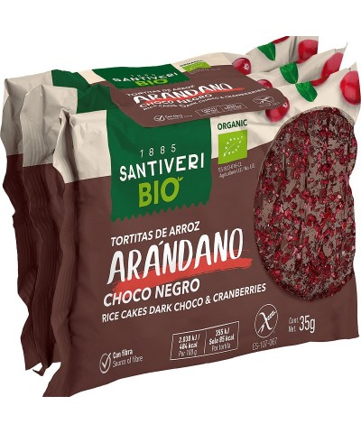 Tortas arroz arandanos SANTIVERI 3x35 gr